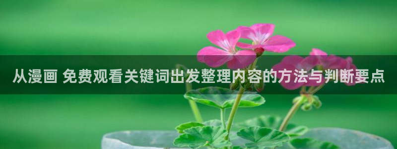 漫画在线阅读网站:从漫画 免费观看关键词出发整理内容的方法与判断要点
